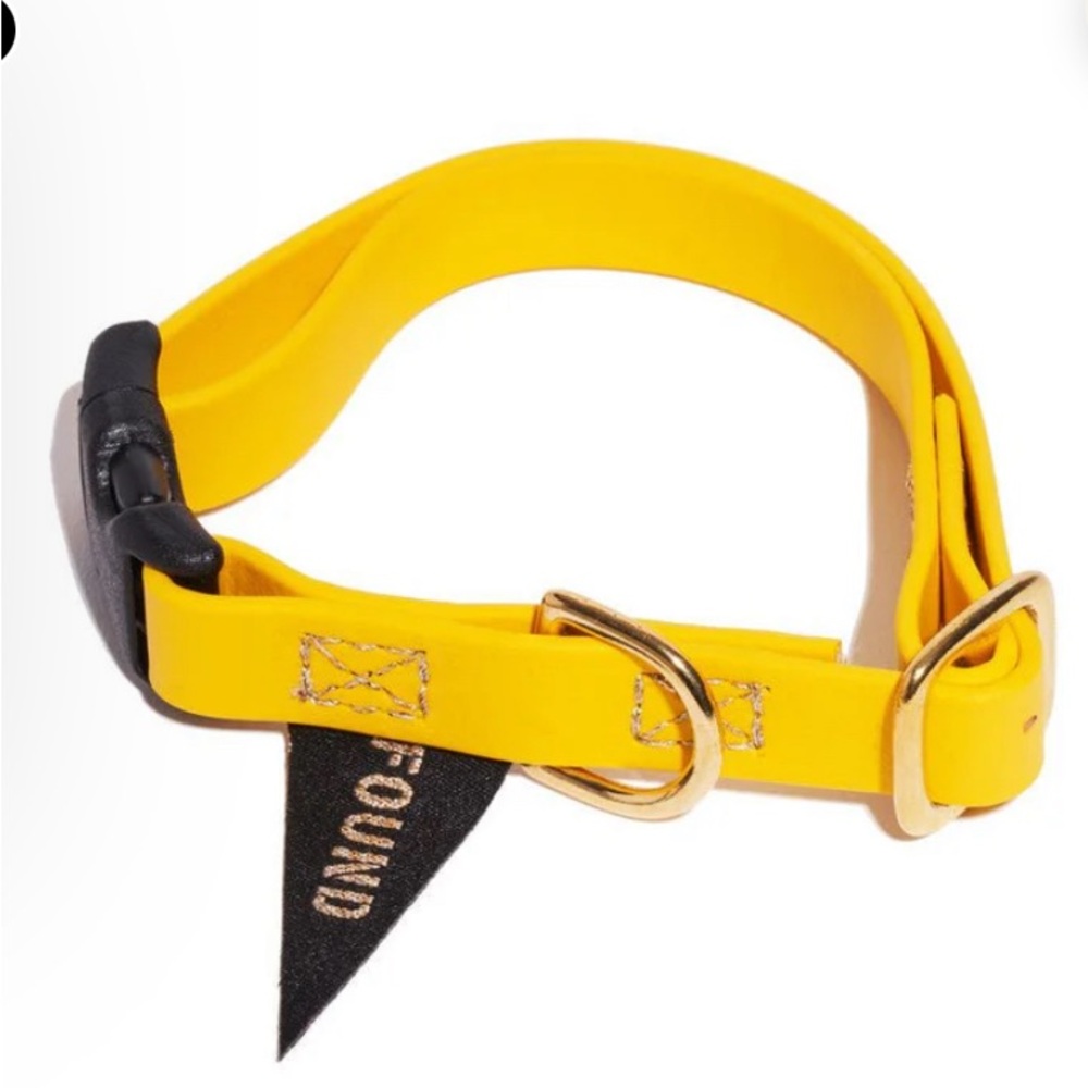 Found My Animal Yellow Dog Collar